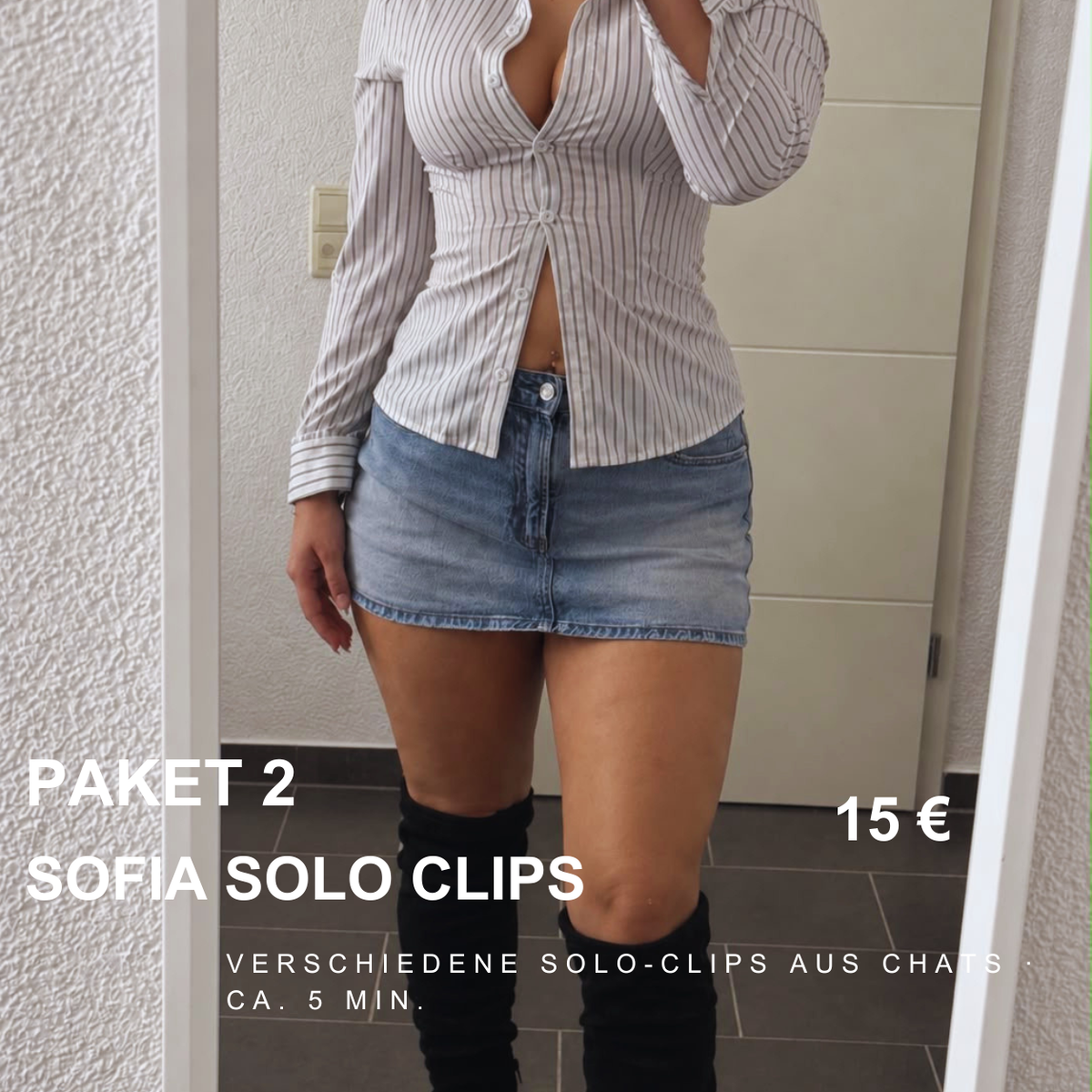 Paket 2 – Sofia Solo Clips · 15 €